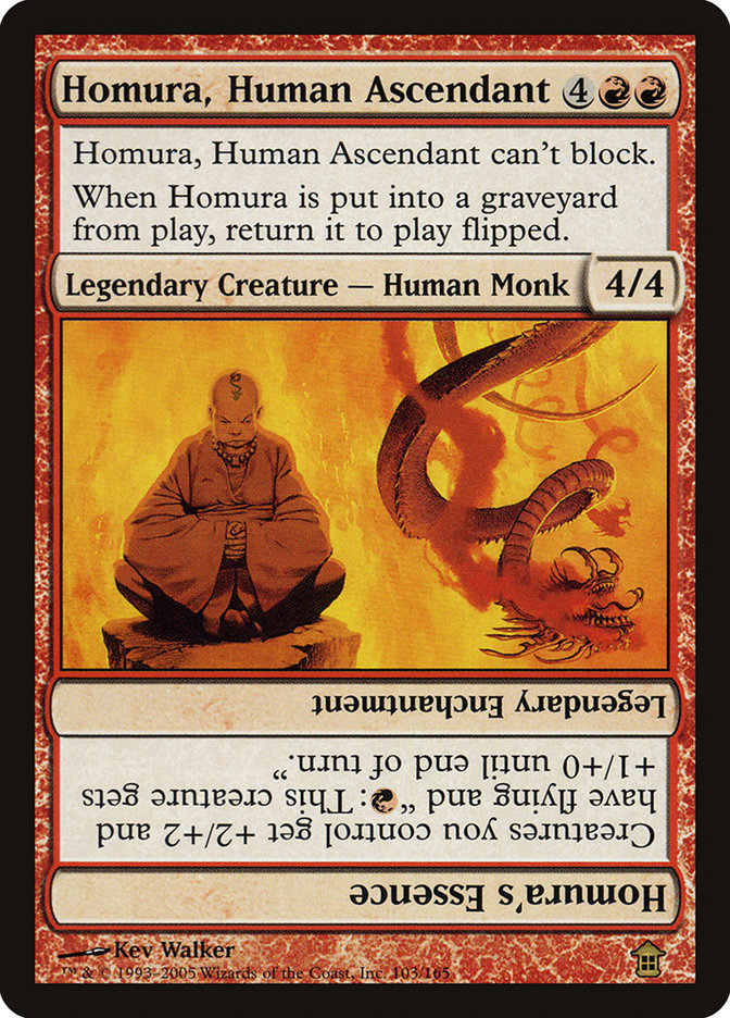 Homura, Human Ascendant // Homura's Essence [Saviors of Kamigawa] | Fandemonia Ltd