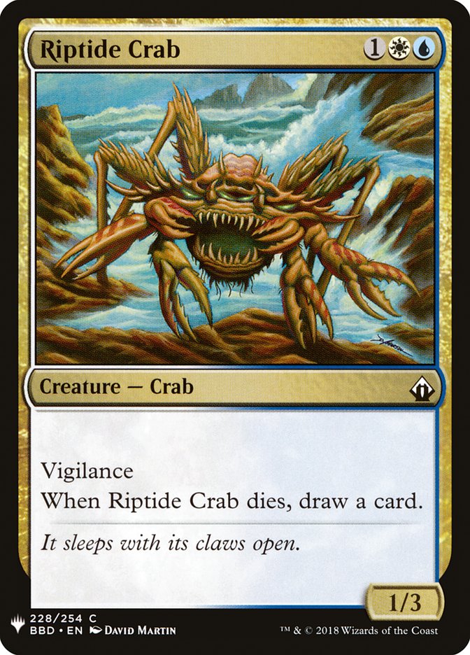 Riptide Crab [Mystery Booster] | Fandemonia Ltd