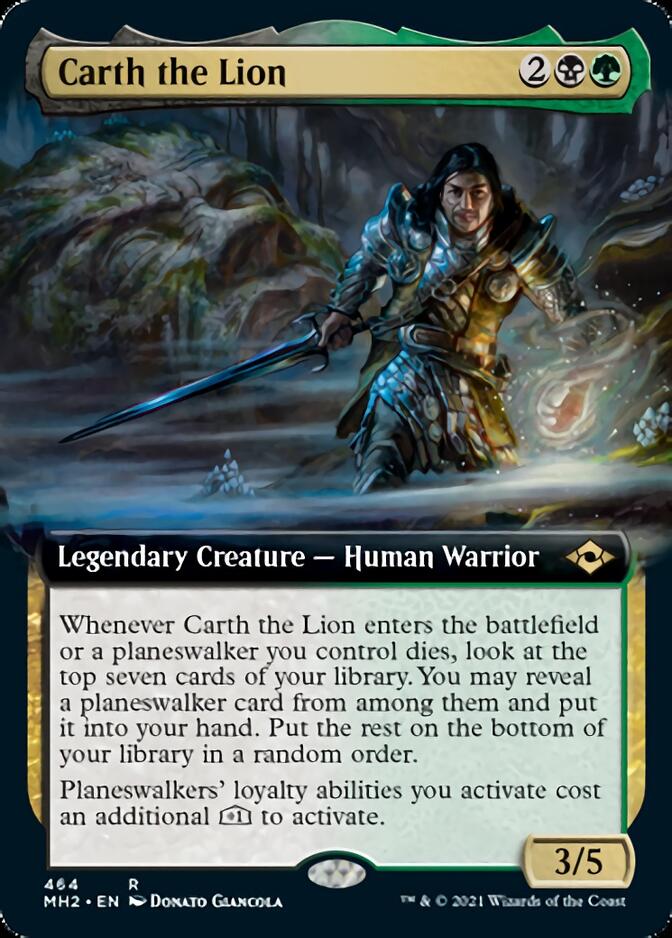 Carth the Lion (Extended Art) [Modern Horizons 2] | Fandemonia Ltd