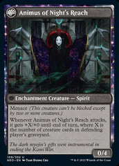 The Long Reach of Night // Animus of Night's Reach [Kamigawa: Neon Dynasty] | Fandemonia Ltd