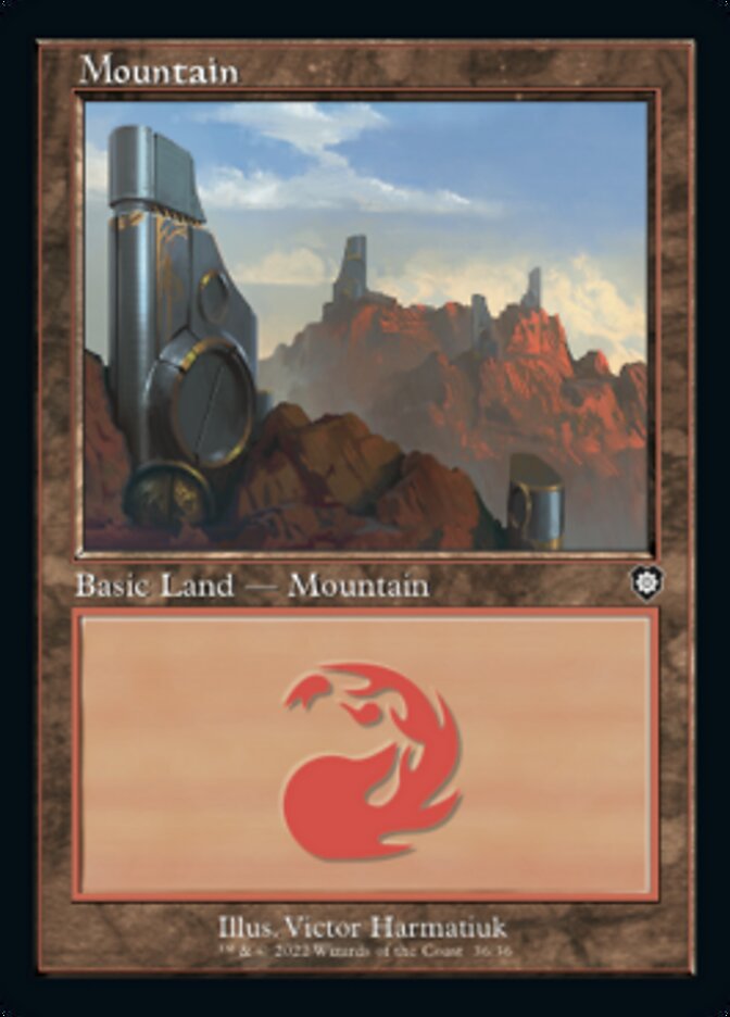 Mountain (036) (Retro) [The Brothers' War Commander] | Fandemonia Ltd