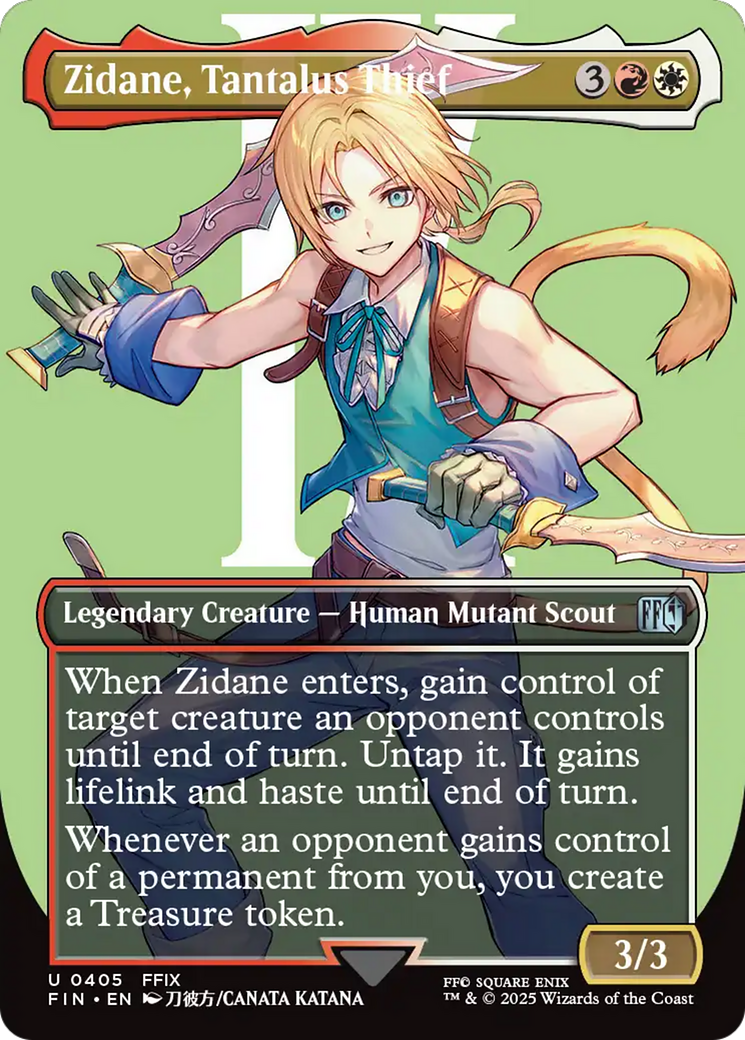 Zidane, Tantalus Thief (Borderless) [FINAL FANTASY] | Fandemonia Ltd