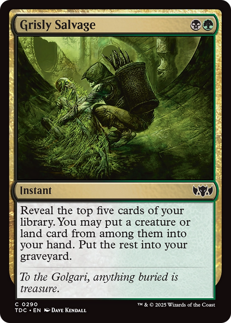 Grisly Salvage [Tarkir: Dragonstorm Commander] | Fandemonia Ltd