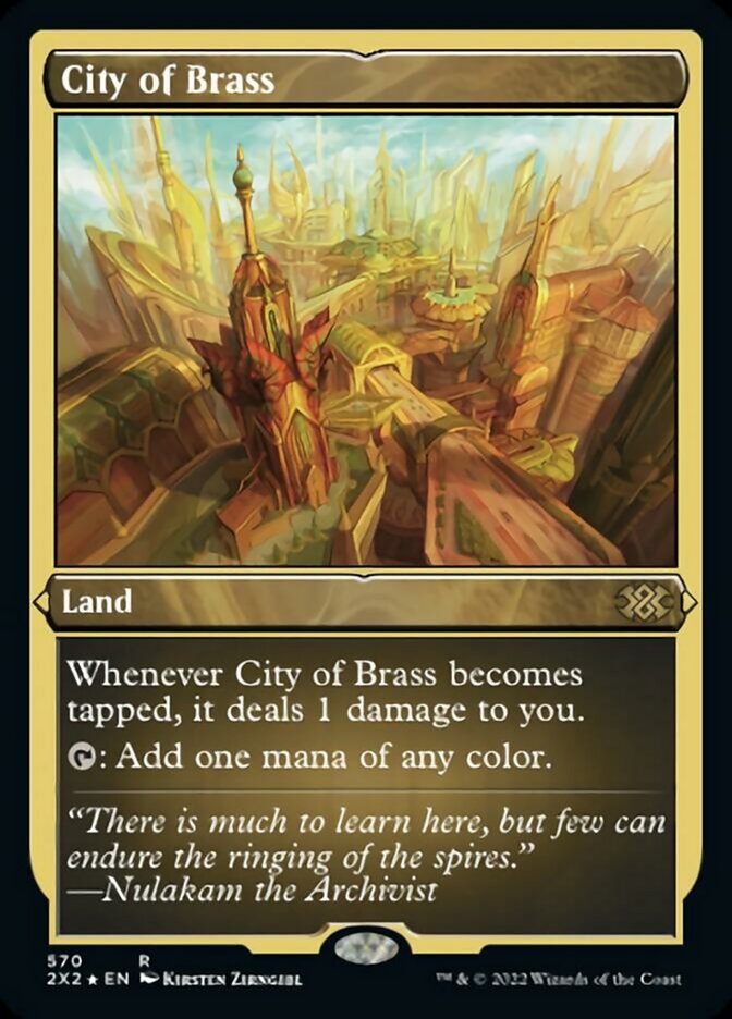 City of Brass (Foil Etched) [Double Masters 2022] | Fandemonia Ltd