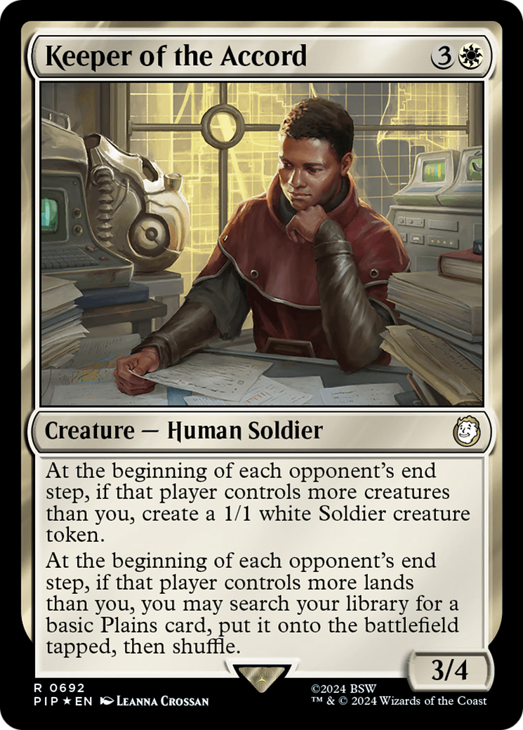 Keeper of the Accord (Surge Foil) [Fallout] | Fandemonia Ltd