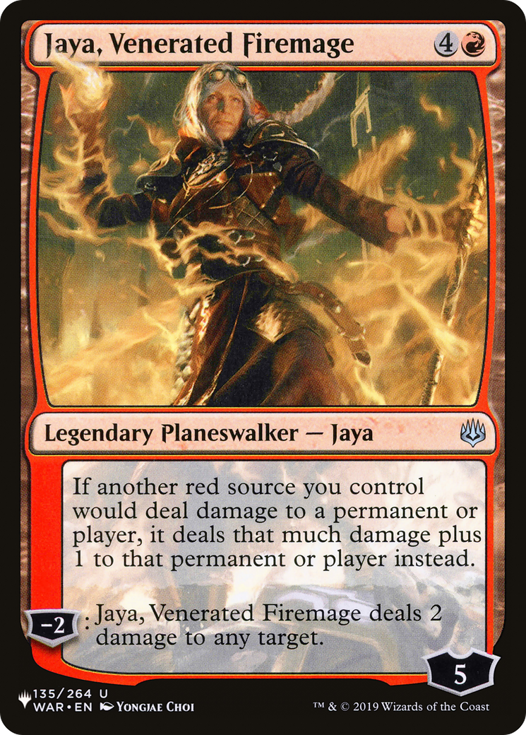 Jaya, Venerated Firemage [The List] | Fandemonia Ltd