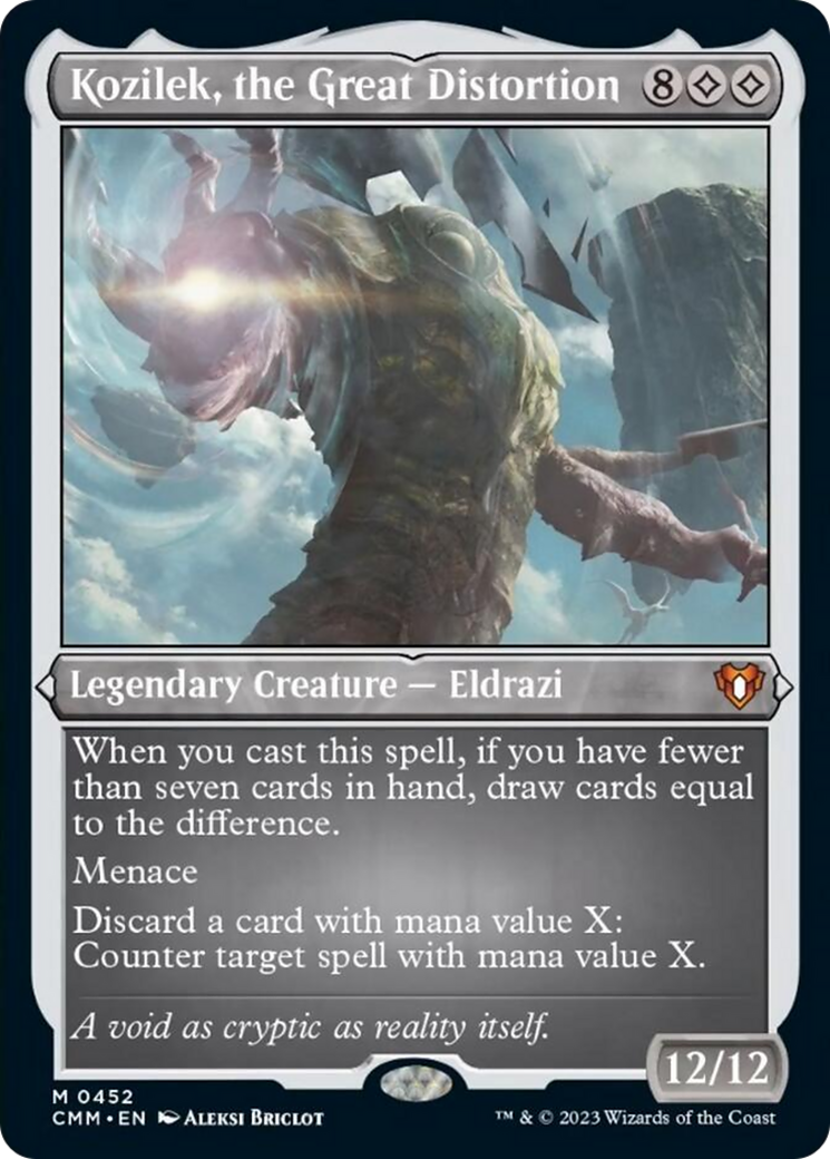 Kozilek, the Great Distortion (Foil Etched) [Commander Masters] | Fandemonia Ltd