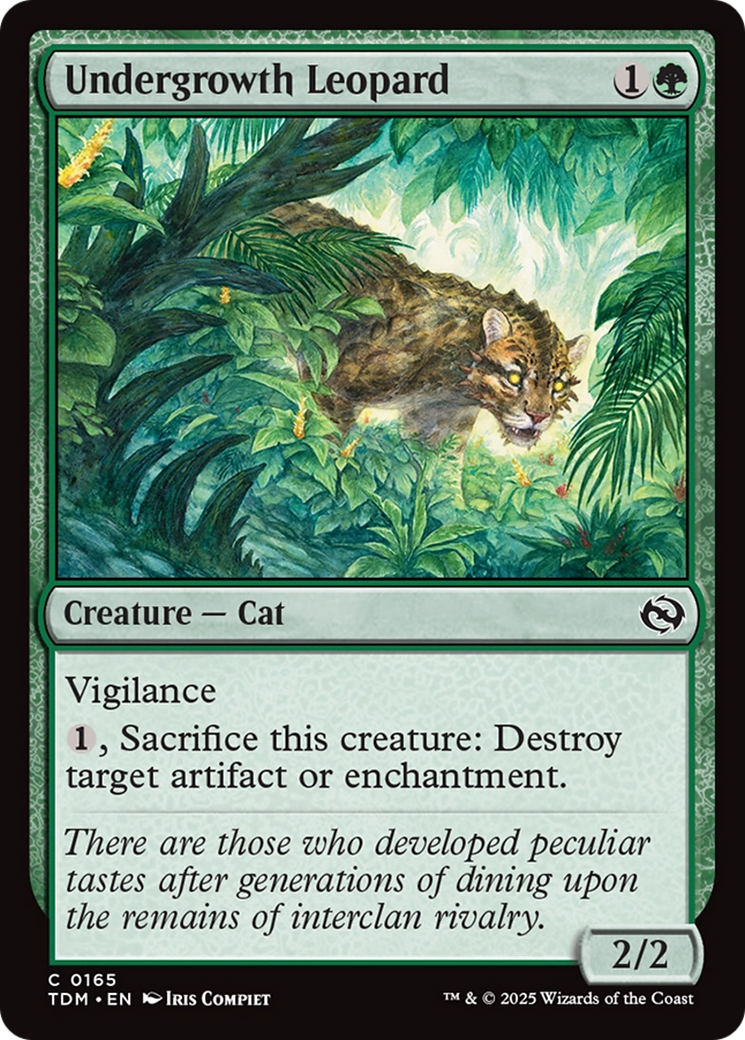 Undergrowth Leopard [Tarkir: Dragonstorm] | Fandemonia Ltd
