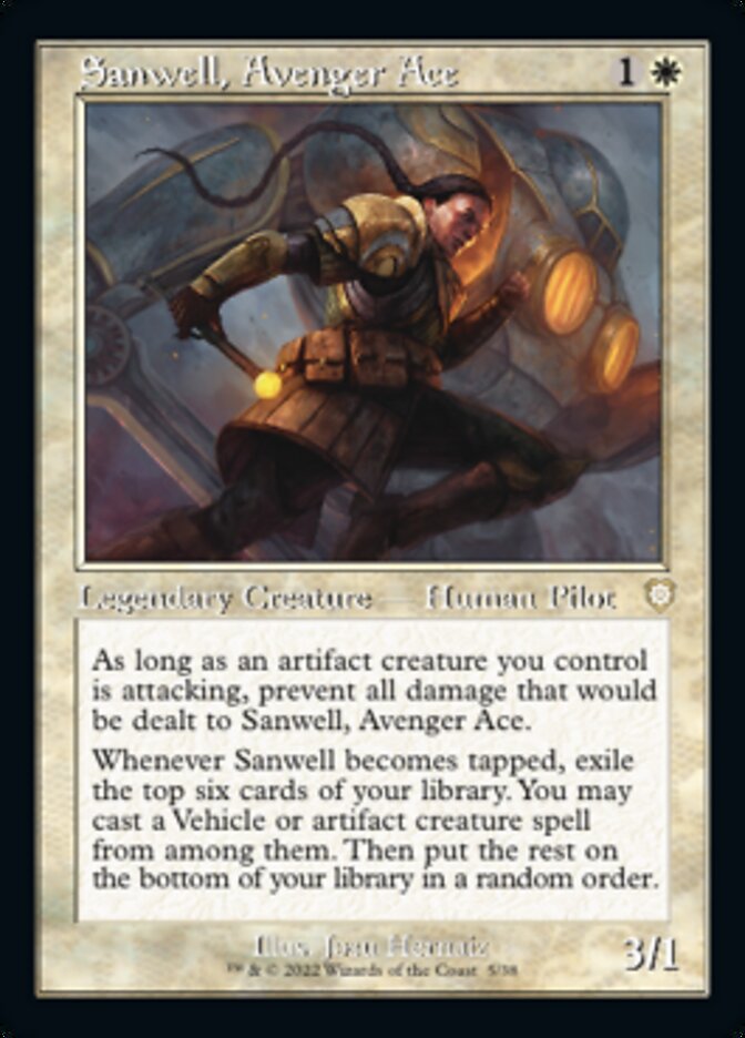 Sanwell, Avenger Ace (Retro) [The Brothers' War Commander] | Fandemonia Ltd