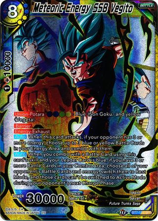 Meteoric Energy SSB Vegito (SPR) (BT7-118) [Assault of the Saiyans] | Fandemonia Ltd