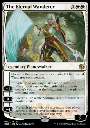The Eternal Wanderer (Promo Pack) [Phyrexia: All Will Be One Promos] | Fandemonia Ltd