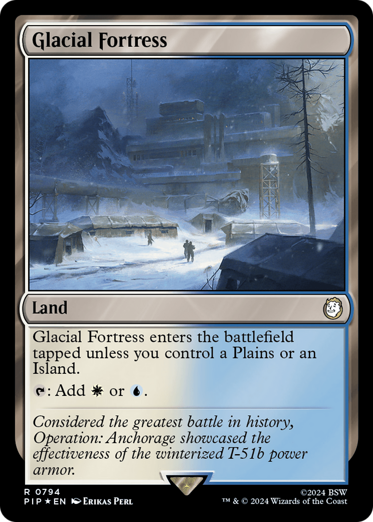 Glacial Fortress (Surge Foil) [Fallout] | Fandemonia Ltd