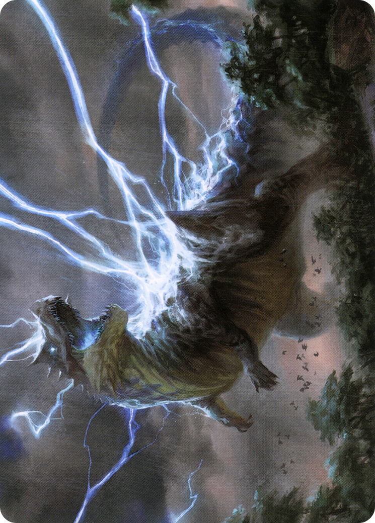 Thrasta, Tempest's Roar Art Card (41) [Modern Horizons 2 Art Series] | Fandemonia Ltd