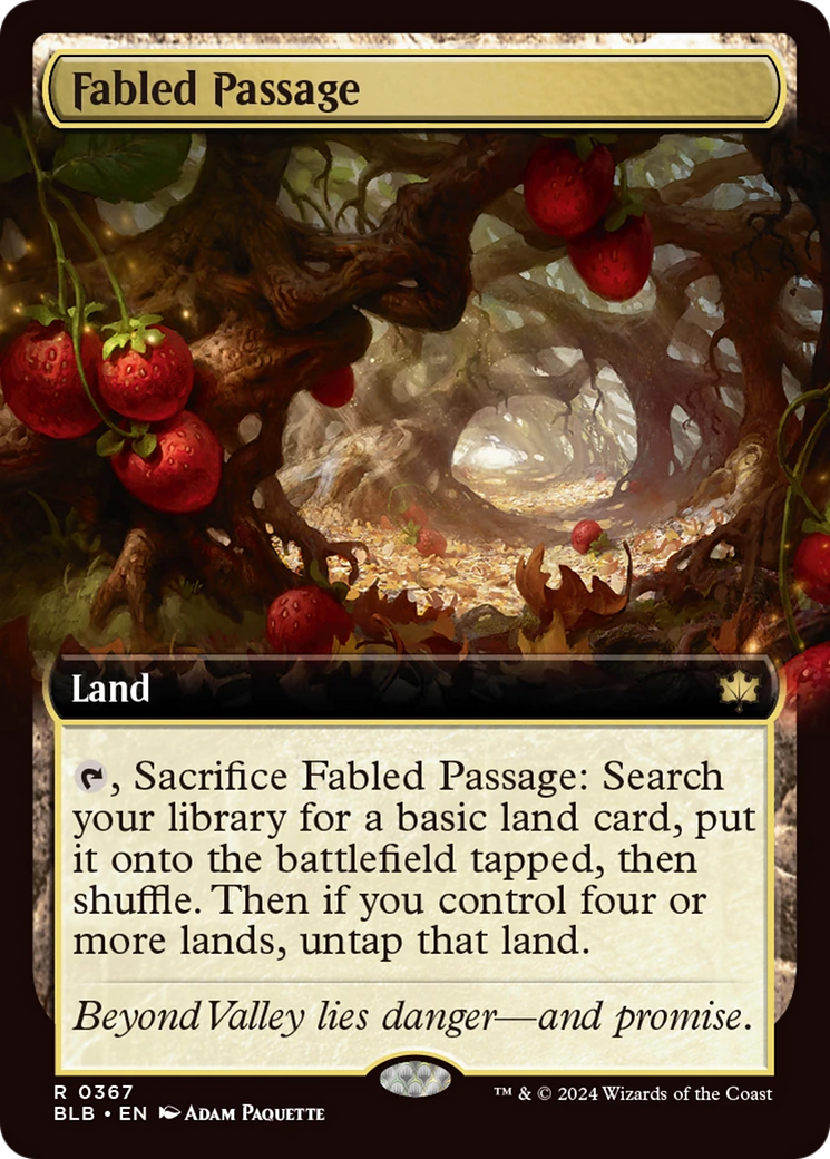 Fabled Passage (Extended Art) [Bloomburrow] | Fandemonia Ltd