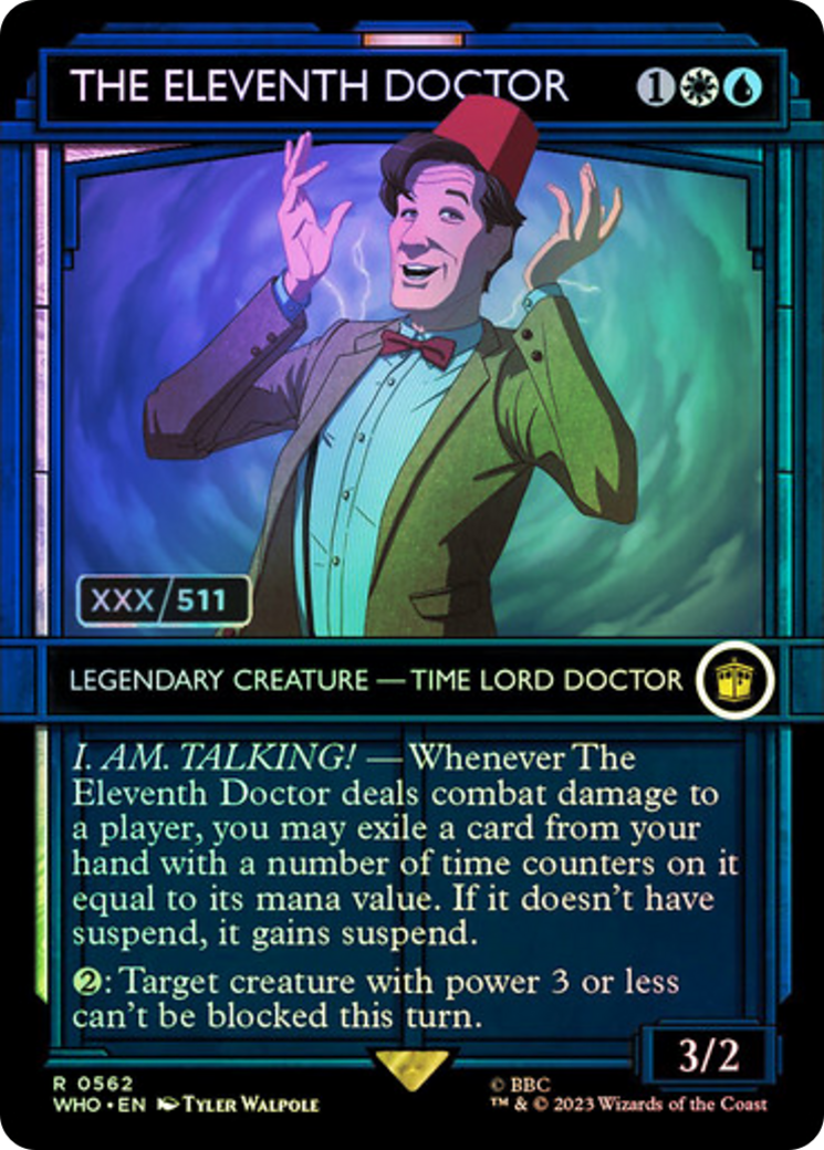 The Eleventh Doctor (Serial Numbered) [Doctor Who] | Fandemonia Ltd