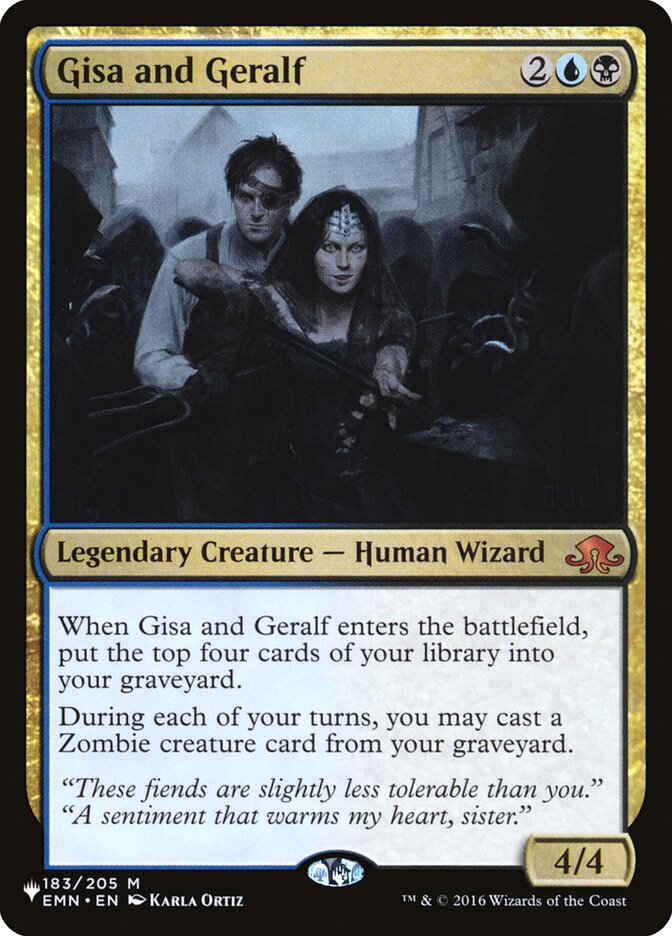 Gisa and Geralf [The List] | Fandemonia Ltd