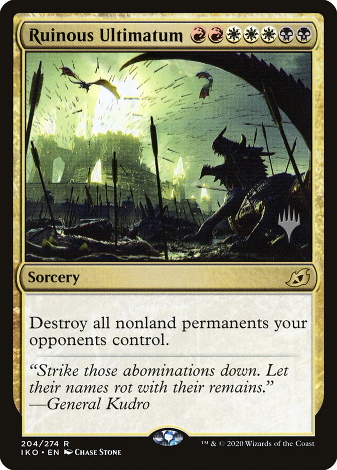 Ruinous Ultimatum (Promo Pack) [Ikoria: Lair of Behemoths Promos] | Fandemonia Ltd