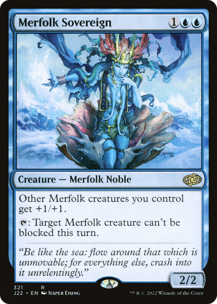 Merfolk Sovereign [Jumpstart 2022] | Fandemonia Ltd