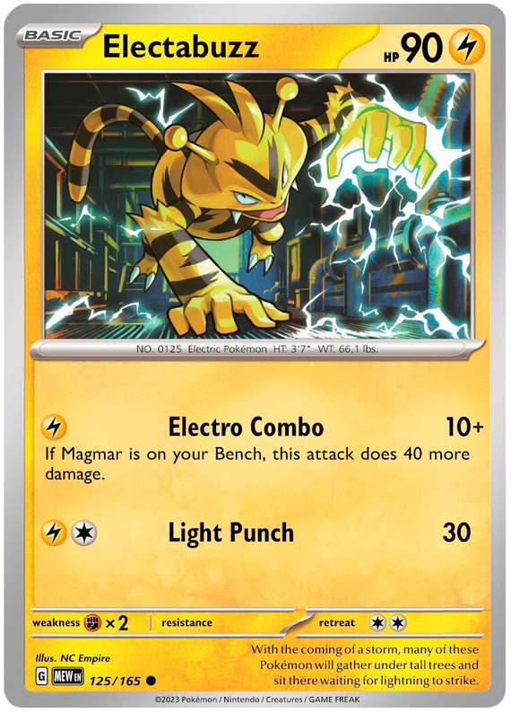 Electabuzz (125/165) [Scarlet & Violet 151] | Fandemonia Ltd