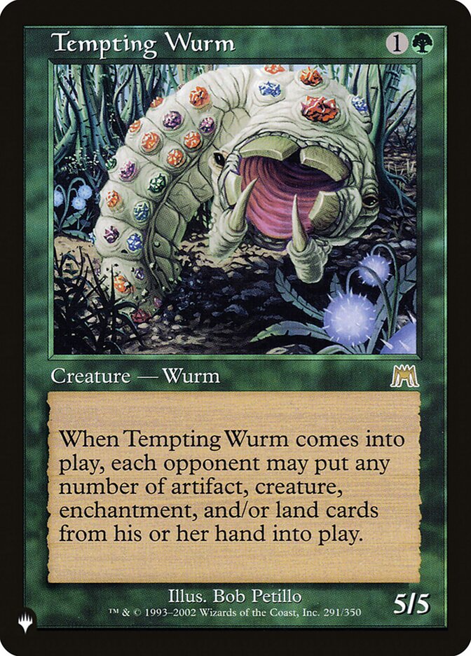 Tempting Wurm [The List] | Fandemonia Ltd