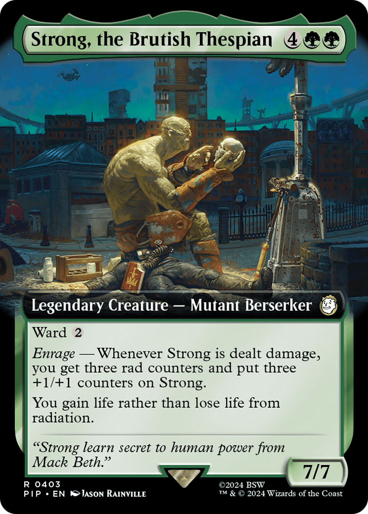 Strong, the Brutish Thespian (Extended Art) [Fallout] | Fandemonia Ltd
