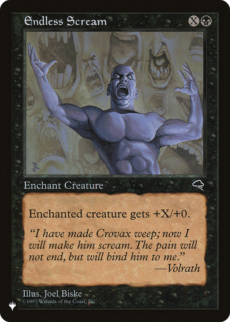 Endless Scream [The List] | Fandemonia Ltd