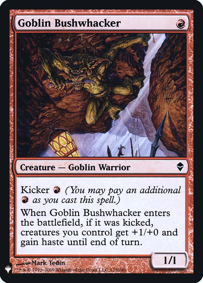 Goblin Bushwhacker [Mystery Booster] | Fandemonia Ltd