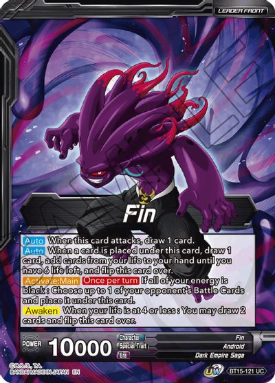 Fin // Fin, Apocalyptic Absorption (BT15-121) [Saiyan Showdown] | Fandemonia Ltd