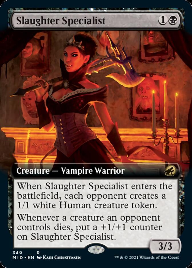Slaughter Specialist (Extended Art) [Innistrad: Midnight Hunt] | Fandemonia Ltd