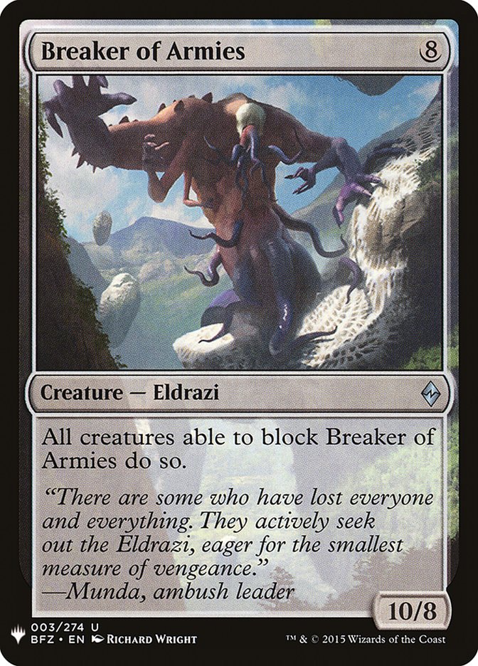 Breaker of Armies [Mystery Booster] | Fandemonia Ltd
