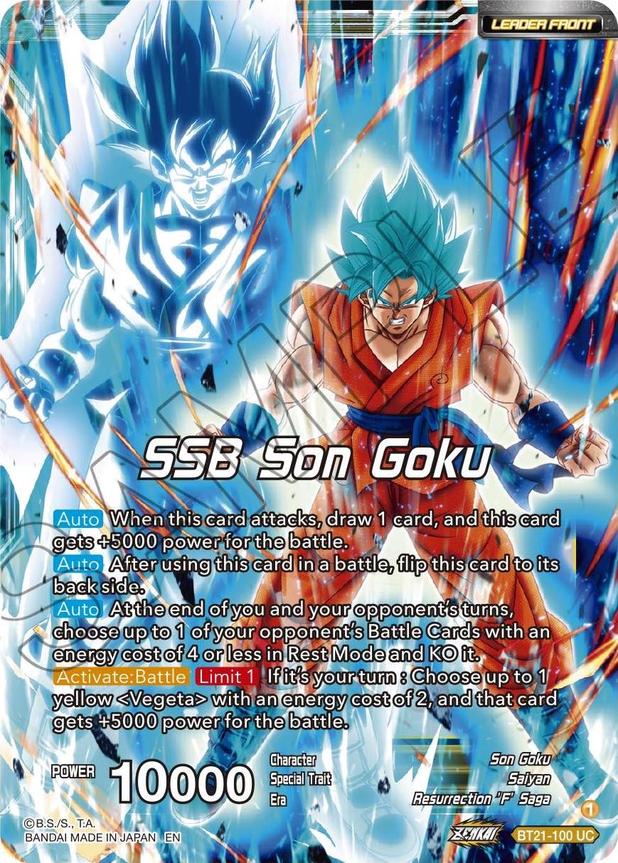 SSB Son Goku // SSB Vegeta, God-Level Power (BT21-100) [Wild Resurgence] | Fandemonia Ltd