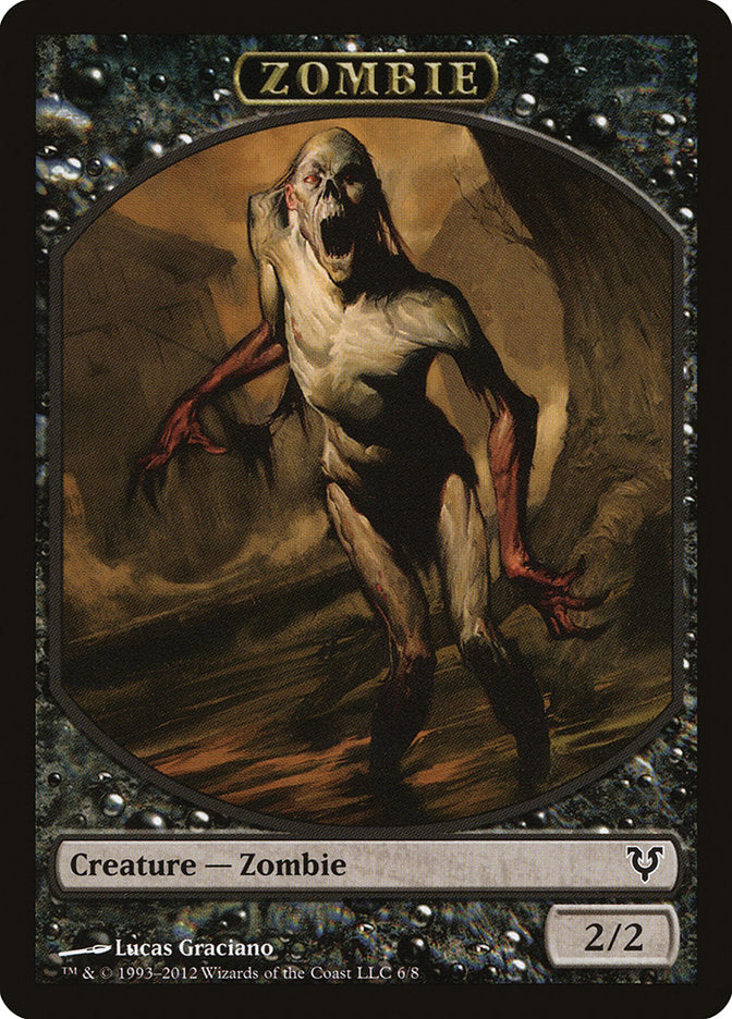 Zombie Token [Avacyn Restored Tokens] | Fandemonia Ltd