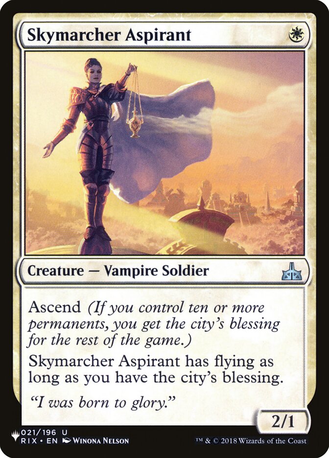 Skymarcher Aspirant [The List] | Fandemonia Ltd