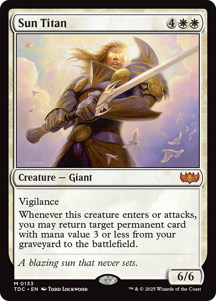 Sun Titan [Tarkir: Dragonstorm Commander] | Fandemonia Ltd