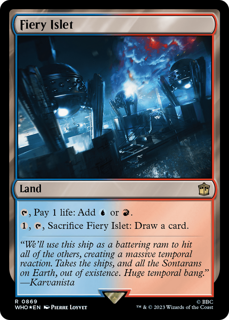 Fiery Islet (Surge Foil) [Doctor Who] | Fandemonia Ltd