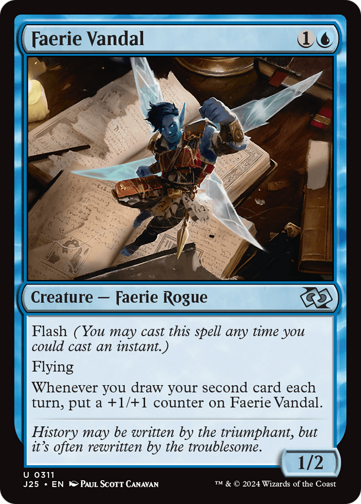 Faerie Vandal [Foundations Jumpstart] | Fandemonia Ltd