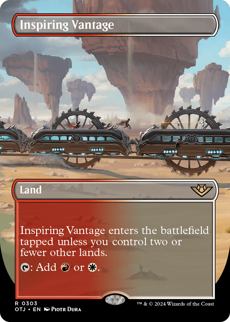 Inspiring Vantage (Borderless) [Outlaws of Thunder Junction] | Fandemonia Ltd
