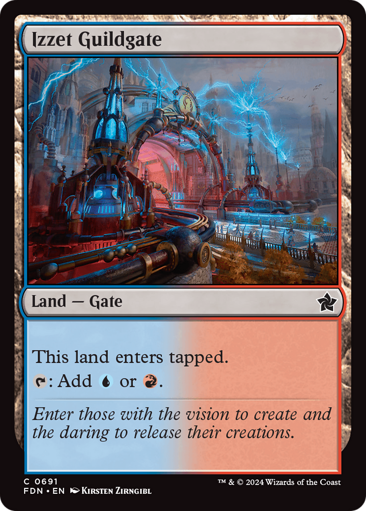 Izzet Guildgate [Foundations] | Fandemonia Ltd