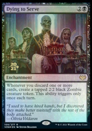 Dying to Serve [Innistrad: Crimson Vow Prerelease Promos] | Fandemonia Ltd