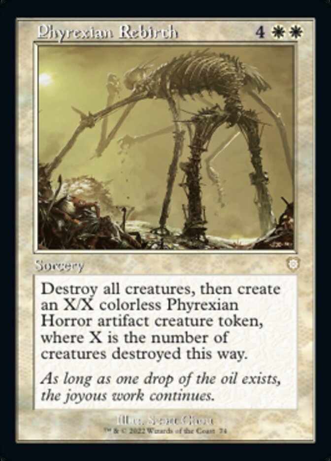 Phyrexian Rebirth (Retro) [The Brothers' War Commander] | Fandemonia Ltd