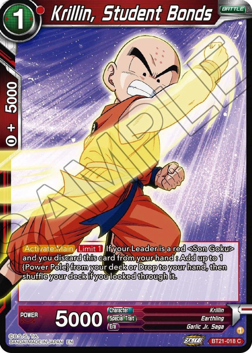 Krillin, Student Bonds (BT21-018) [Wild Resurgence] | Fandemonia Ltd