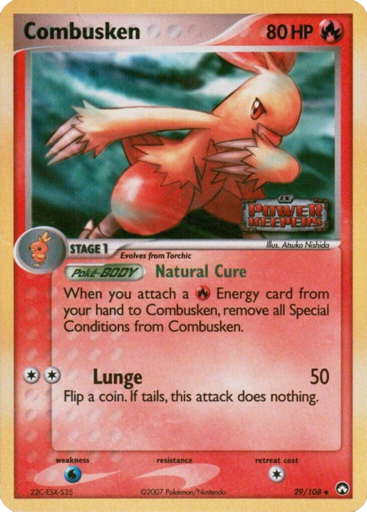Combusken (29/108) (Stamped) [EX: Power Keepers] | Fandemonia Ltd