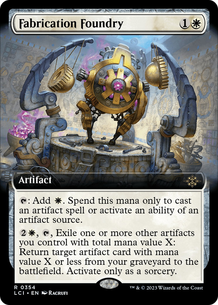 Fabrication Foundry (Extended Art) [The Lost Caverns of Ixalan] | Fandemonia Ltd