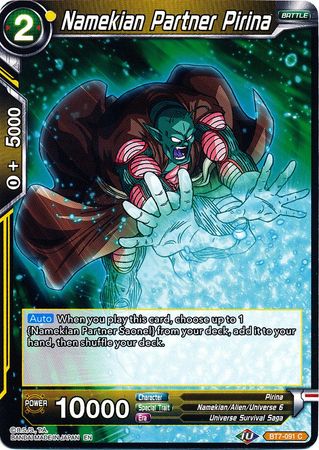 Namekian Partner Pirina (BT7-091) [Assault of the Saiyans] | Fandemonia Ltd