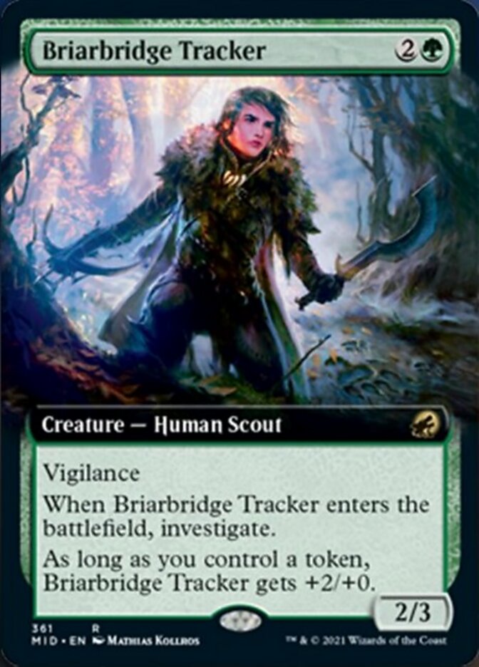 Briarbridge Tracker (Extended Art) [Innistrad: Midnight Hunt] | Fandemonia Ltd