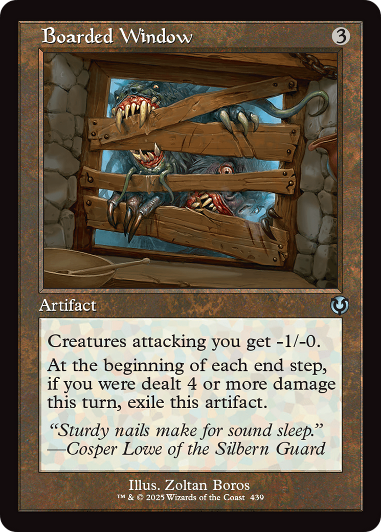 Boarded Window (Retro Frame) [Innistrad Remastered] | Fandemonia Ltd
