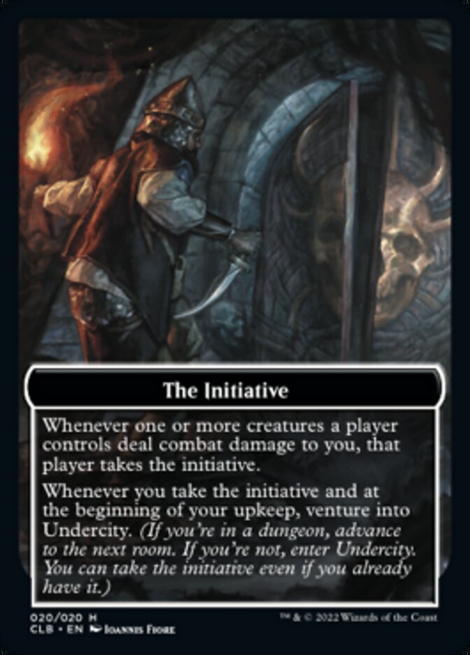 The Initiative // Undercity Double-Sided Token [Commander Legends: Battle for Baldur's Gate Tokens] | Fandemonia Ltd