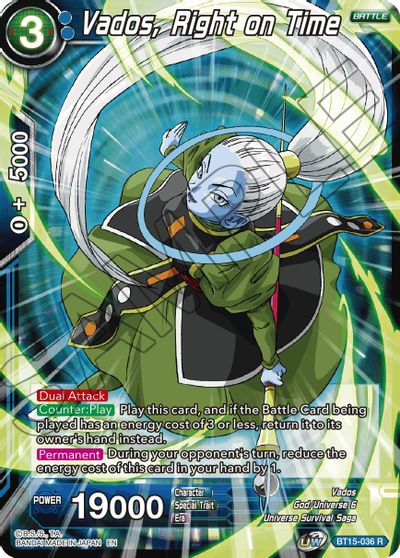 Vados, Right on Time (BT15-036) [Saiyan Showdown] | Fandemonia Ltd