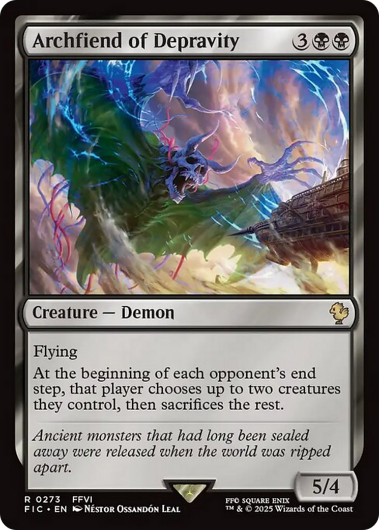 Archfiend of Depravity [FINAL FANTASY Commander] | Fandemonia Ltd