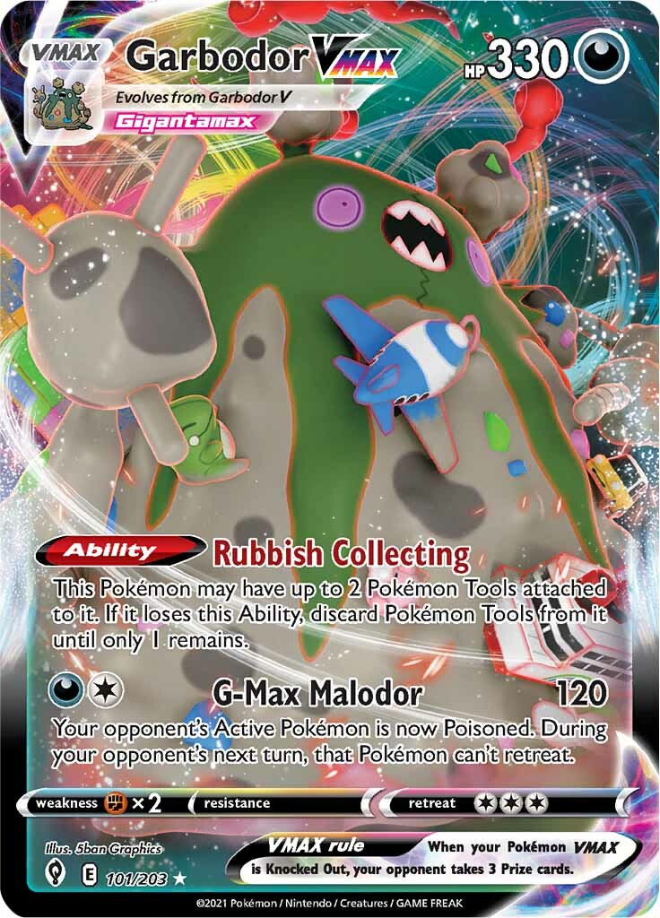 Garbodor VMAX (101/203) [Sword & Shield: Evolving Skies] | Fandemonia Ltd
